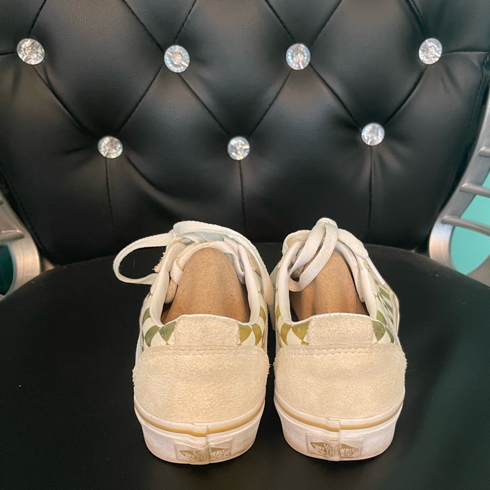 NWOT Vans Checkerboard Gold - Picture 4 of 5